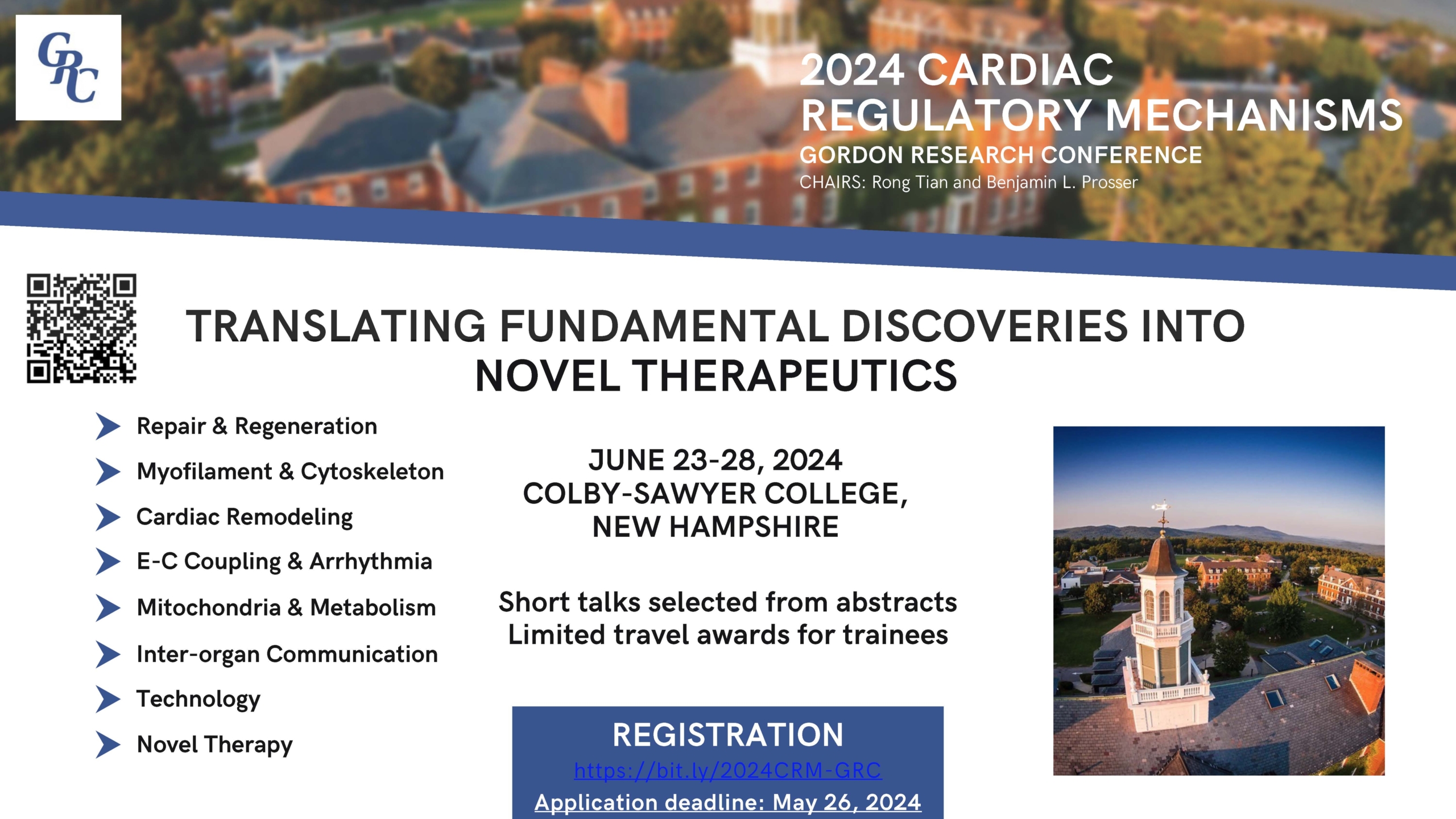 Ben co-Chairing Cardiac Regulatory Mechanisms GRC